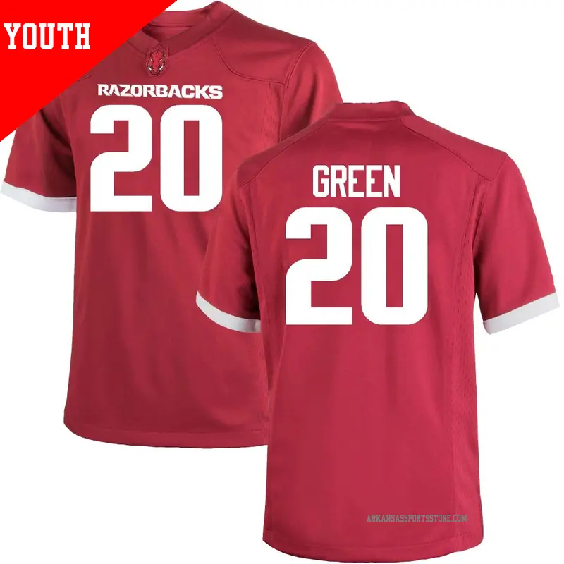 Youth #20 AJ Green Arkansas Razorbacks Replica Cardinal Football College Jersey Youth #20 AJ Green Arkansas Razorbacks Replica Cardinal Football College Jersey
