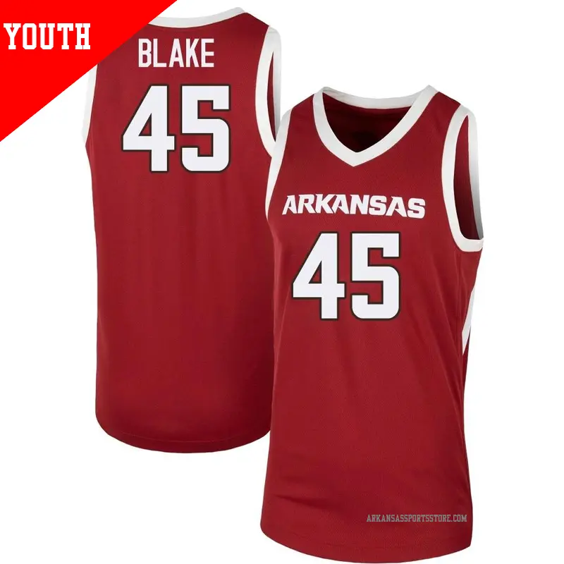 Youth #45 Lawson Blake Arkansas Razorbacks Replica Cardinal Basketball Jersey Youth #45 Lawson Blake Arkansas Razorbacks Replica Cardinal Basketball Jersey